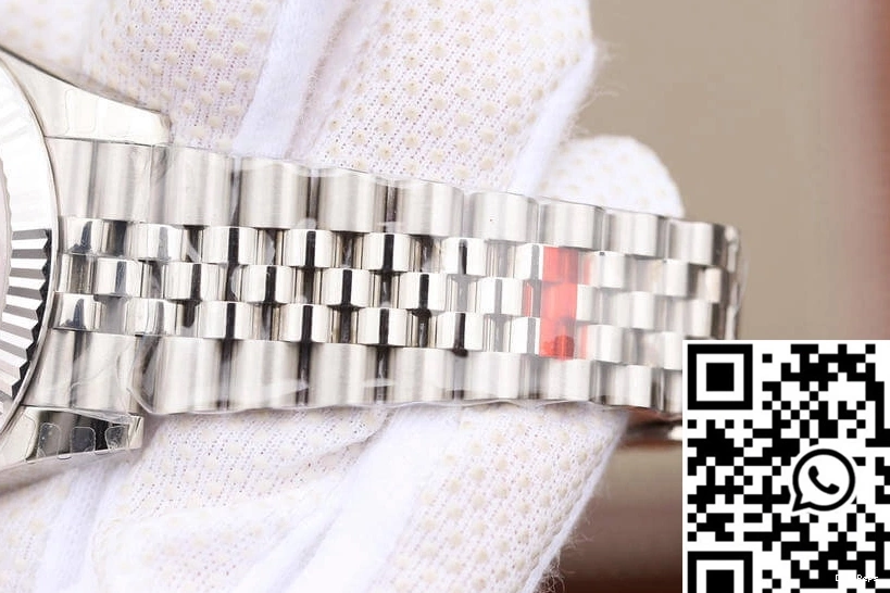 White M126334-0020 Datejust Factory EW Dial Rolex Mother-Of-Pearl 0408